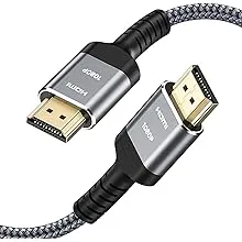 Highwings Long HDMI Cable 30FT, High Speed 18Gbps 2.0 Braided Cord-Supports (1080P 30Hz HDR,Video Ultra HD 1080P 3D HDCP 2.2 ARC-Compatible with PS4/3 Roku TV/HDTV/PS5/Blu-ray