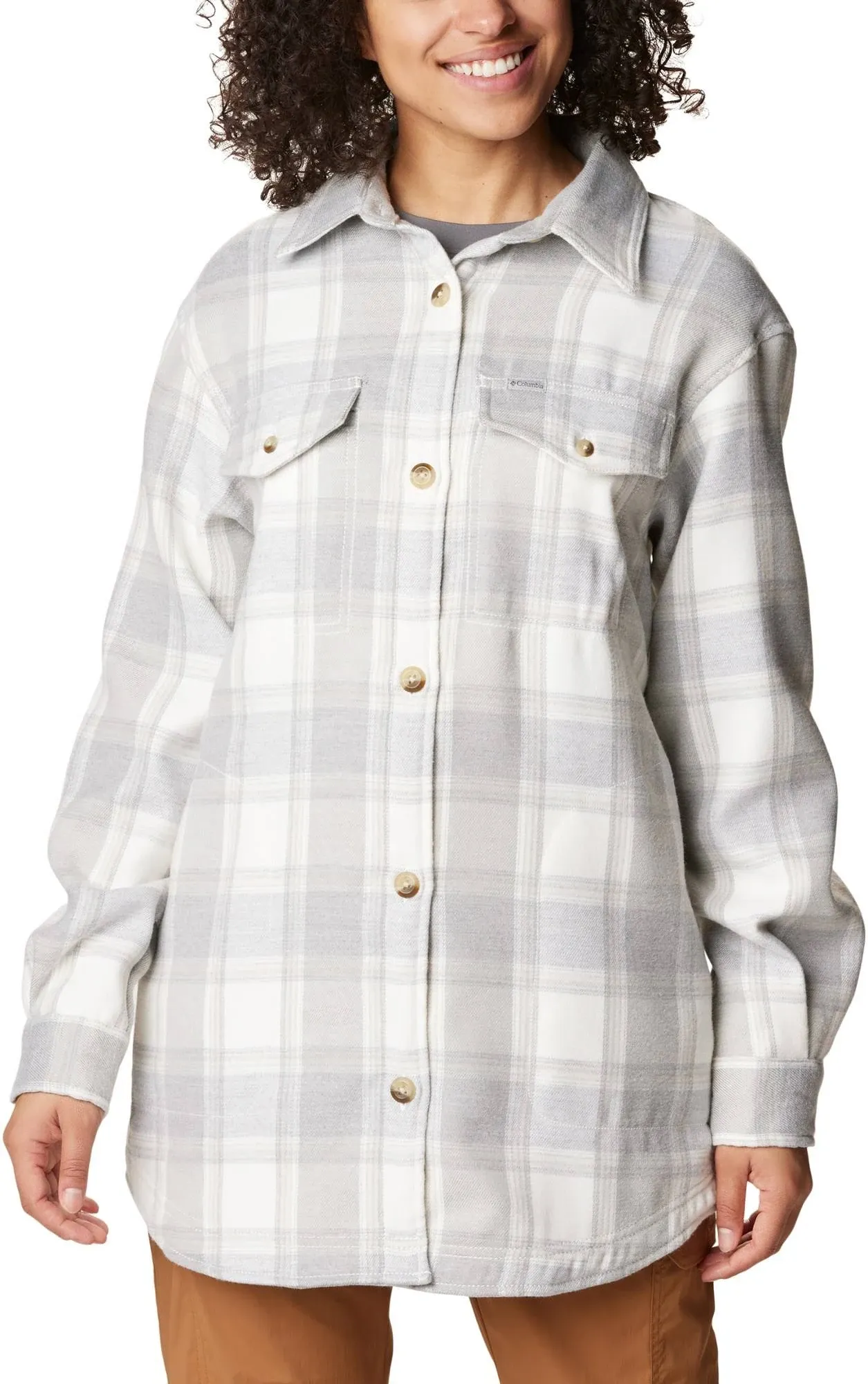 Columbia Calico Basin Shirt Jacket - Women's Dark Nocturnal M