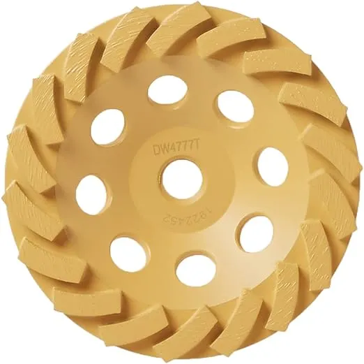 DEWALT DW4777T 5-Inch XP Turbo Diamond Cup Wheel