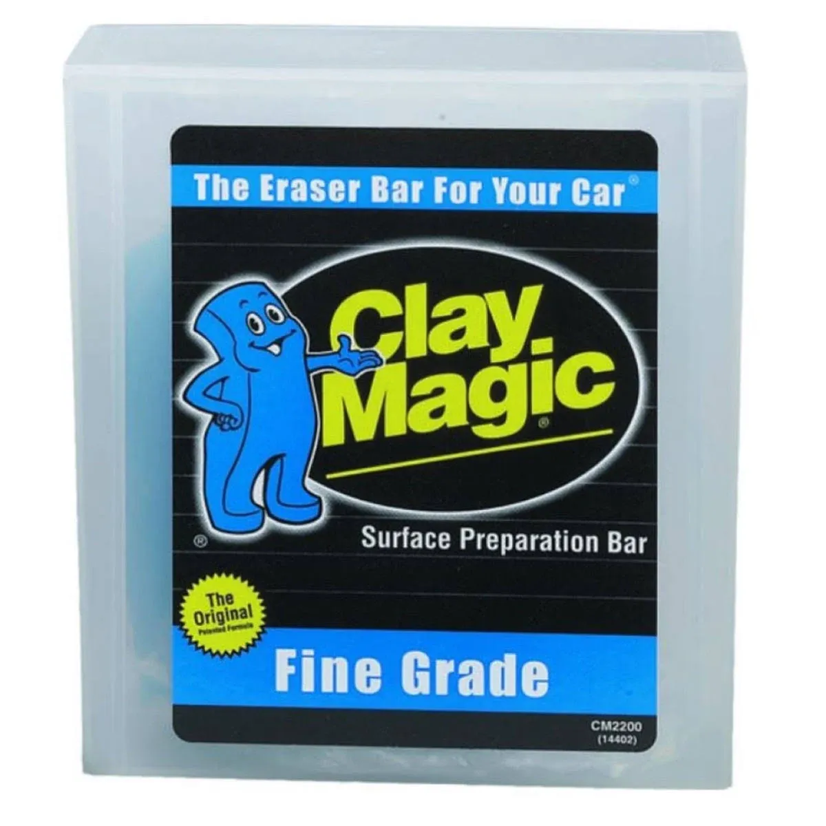 Auto Magic Clay Magic - Blue Clay Bar for Glass, Chrome, Fiberglass & More - Fine Grade - 200 Grams