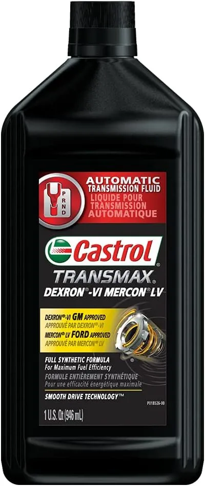 CASTROL Power Steering Fluid Transmax Dexron VI® , 946ML (Pack of 6) - 0066766