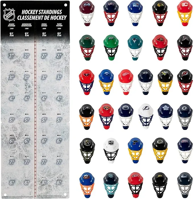 Franklin Sports NHL Goalie Mask Tracker - Micro Mask Tracking - all 32 teams available - Seattle Kraken