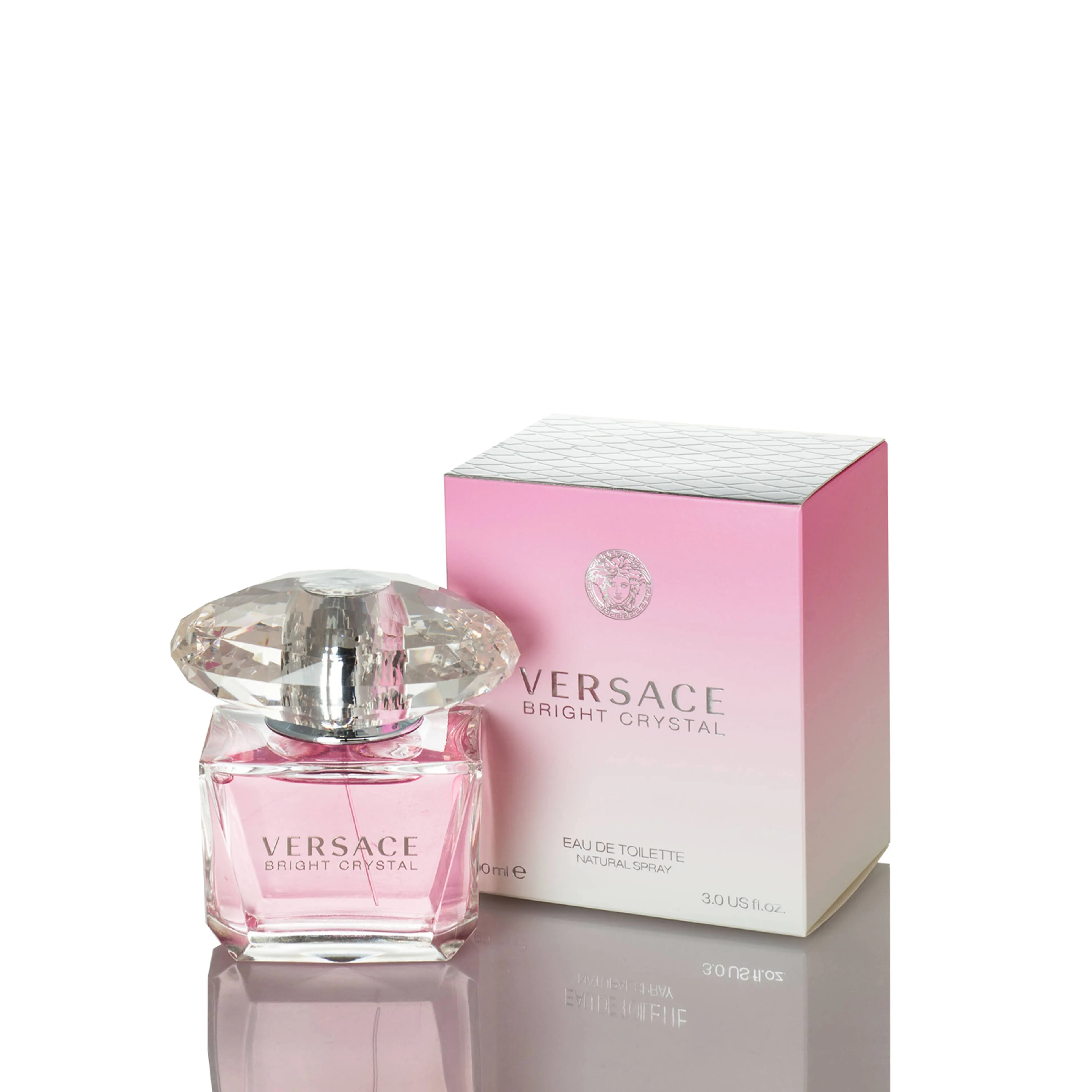 Versace Bright Crystal Eau De Toilette Spray For Women 3 oz