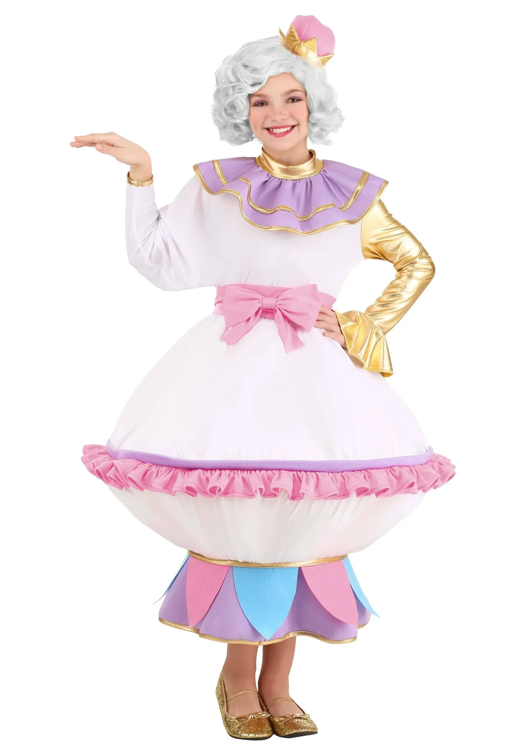 Disney Beauty and the Beast Mrs. Potts Women&#039;s Costume Size L