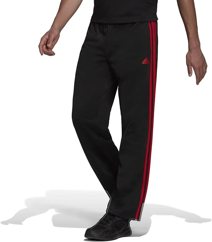 adidas Men's Essentials Warm-up Open Hem 3-stripes Tracksuit Pants