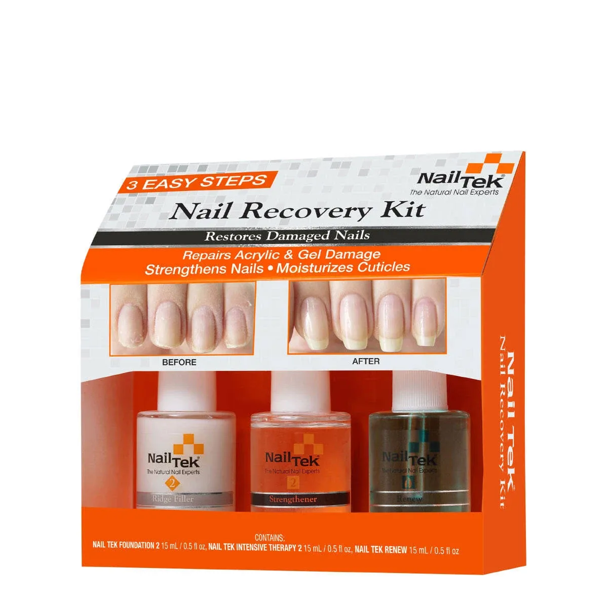 Nail Tek Nail Recovery Kit for Hard, Brittle Nails