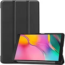 ProCase Slim Case for Galaxy Tab A 8-inch 2019 T290 T295, Light Cover Trifold Stand Hard Shell Folio Case for 8.0 inch Galaxy Tab A 2019 Without S Pen Model SM-T290 (Wi-Fi) SM-T295 (LTE) –Black