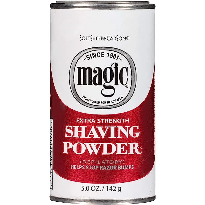 Magic Shaving Powder, Extra Strength by Soft Sheen Carson for Men - 5 oz Shave Powder