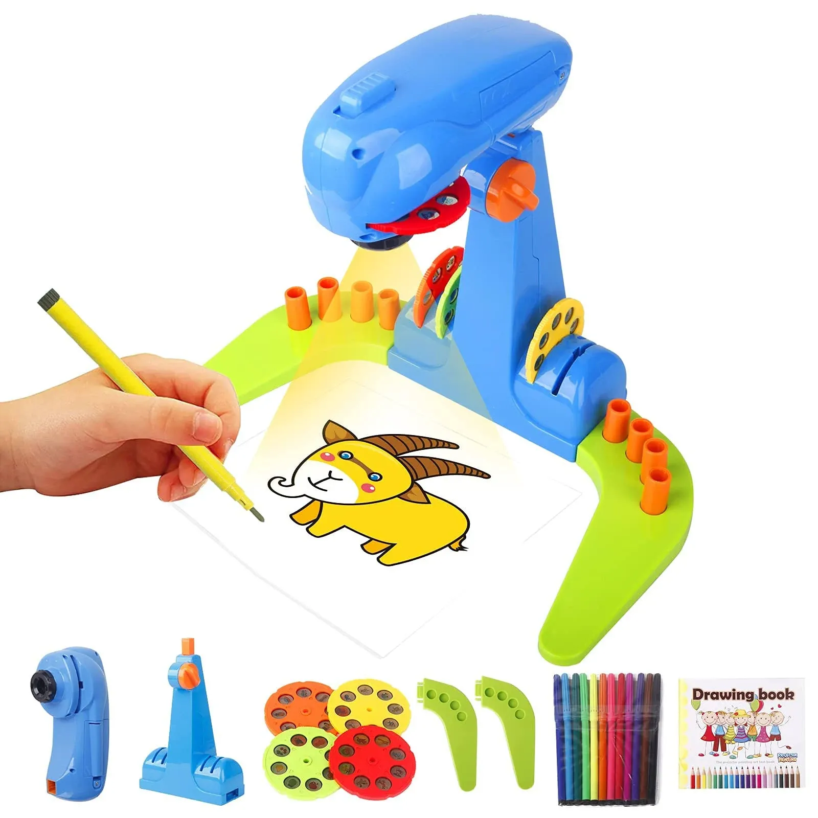 LEERFEI Kids Projection drewing Sketcher,Intelligent Drawing Projector Machine ...