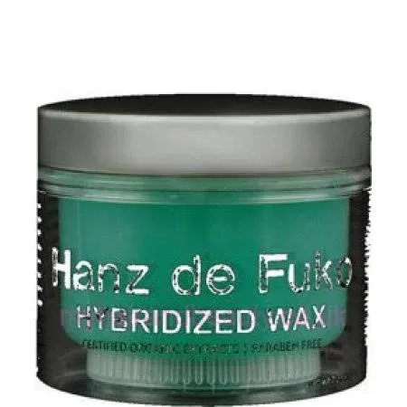 Hanz de Fuko Hybridized Wax – Premium Men’s Styling Wax – Medium Hold, Satin Shine – Paraben Free – Certified Organic Ingredients - 56g