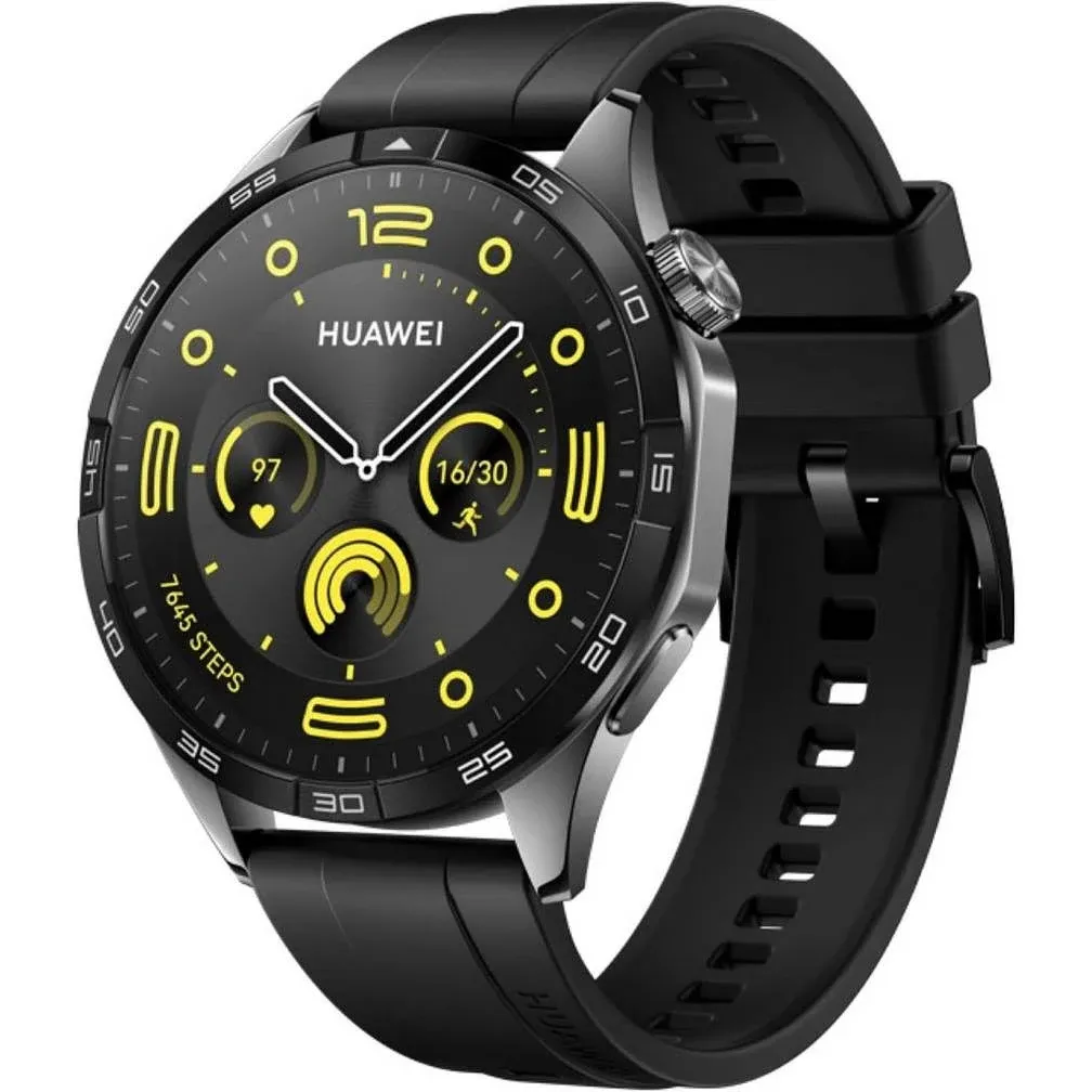 Mastercard Off | Huawei Watch GT 4 46mm Smart Watch - Black WATCHGT4-PNX-B19-46-BK