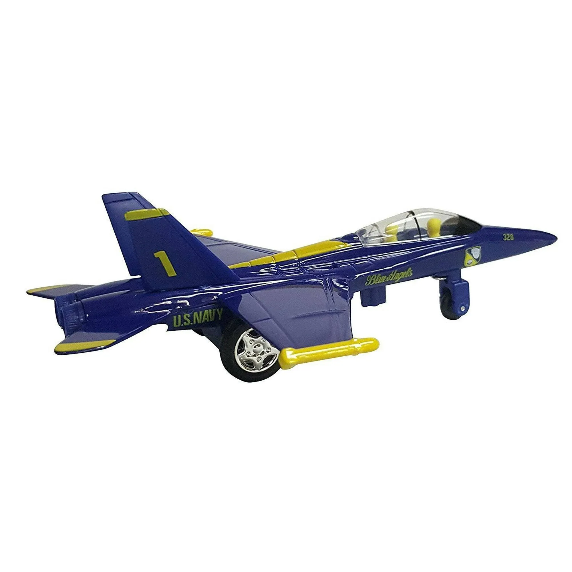 6.5&#034; X-Planes US Navy F-18 Hornet Blue Angel Jet Diecast Toy Authentic Licensed!