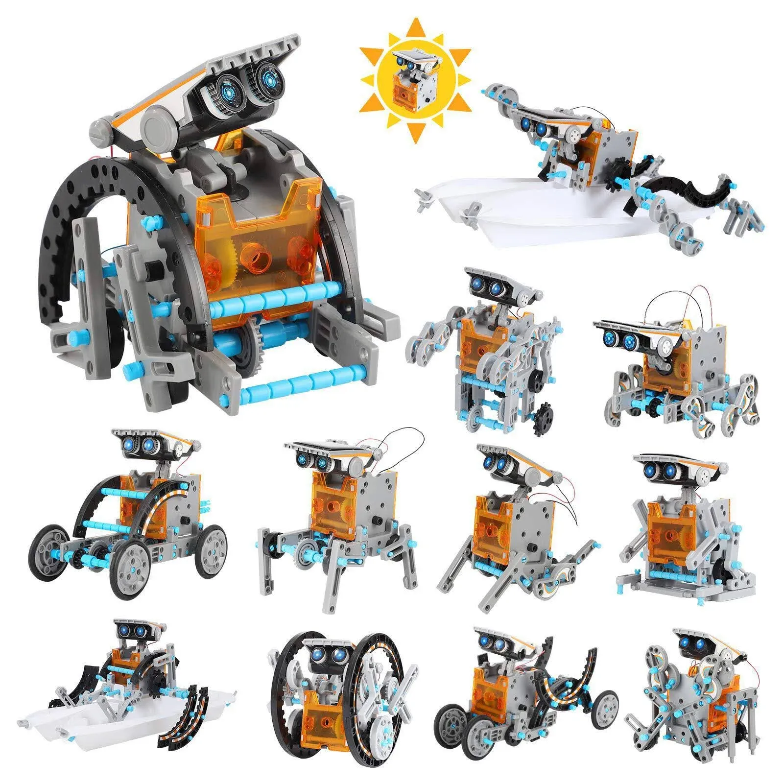 12-in-1 STEM Solar Robot Kit Toys Gifts for Kids 8 9 10 11 12 13 Years Old