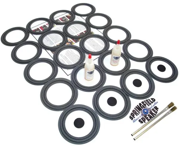 Complete Bose 901, 902, 801, 802 Speaker Foam Surround Repair Kit - 20