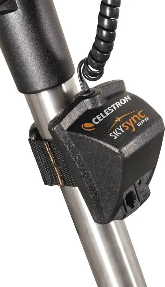 Celestron - SkySync Telescope GPS Accessory – Automatically Updates your Telescope with 16-channel GPS Data, Time, and Date - Save Time & Improve the Accuracy of your Telescope Alignment, Black (93969)