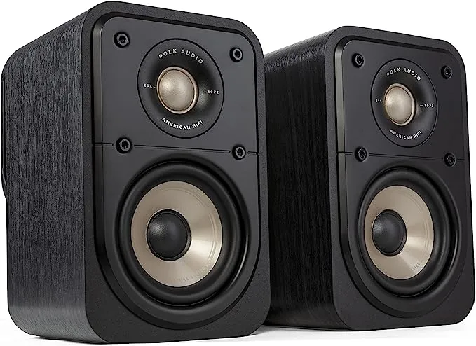 Polk Audio Signature Elite ES10 Surround Speakers (Black, Pair)