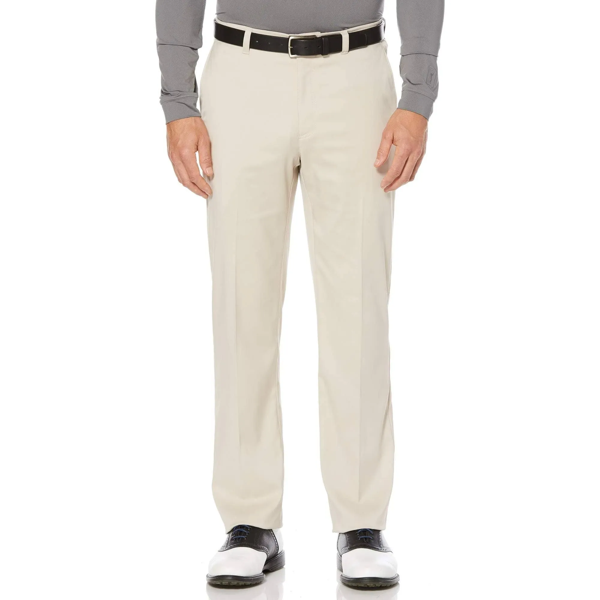 Pga Tour Men's Flat Front Active Waistband Golf Pant