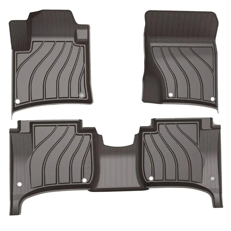 3W Porsche Cayenne 2019-2025 Custom Floor Mats TPE Material & All-Weather Protection