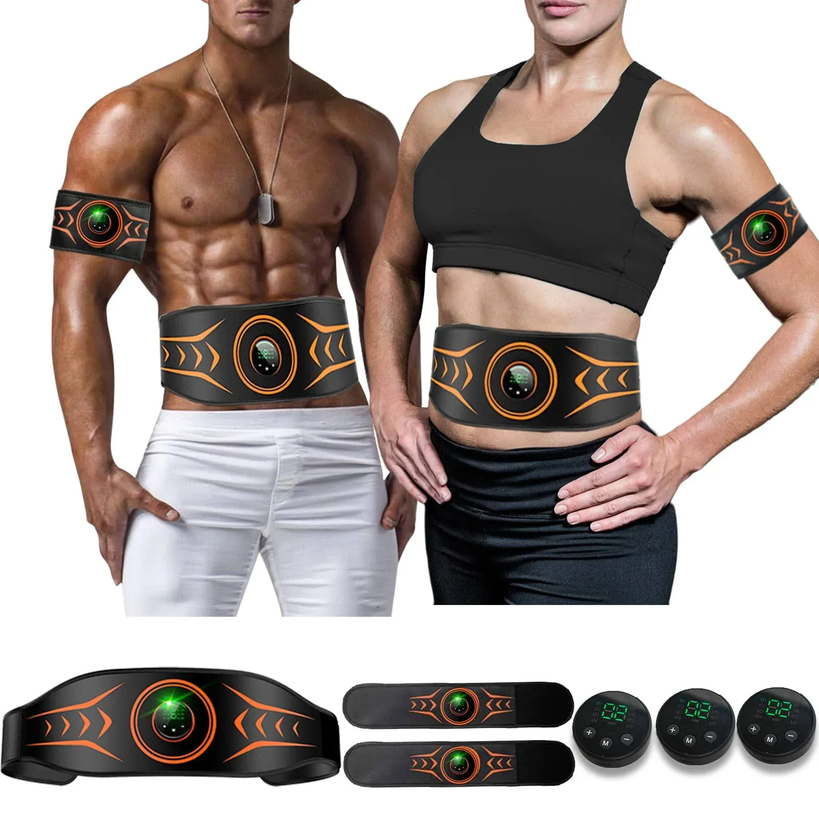 ABS Stimulator, AB Machine, Abdominal Toning Belt Muscle Toner Fitness Training ...