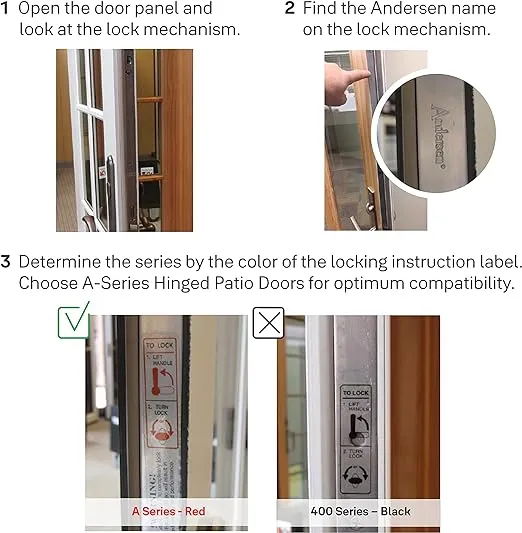 Assure Lock for Andersen Patio Doors - Entry Z-Wave Plus White