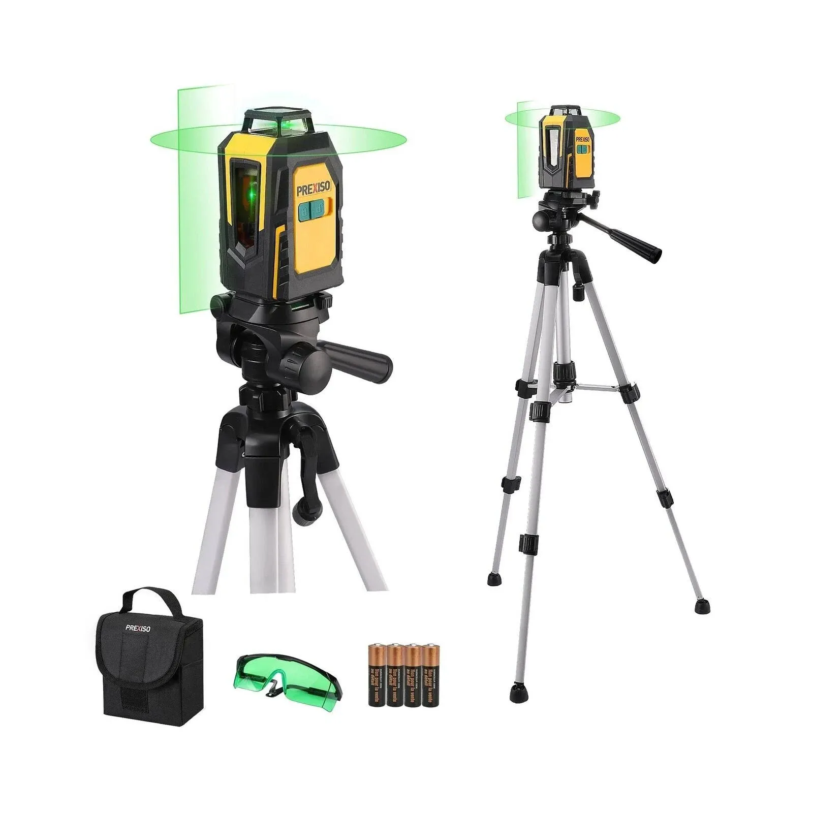 PREXISO 100Ft 360° Laser Level with Tripod Self Leveling Cross Line Laser w/ Bag  | eBay