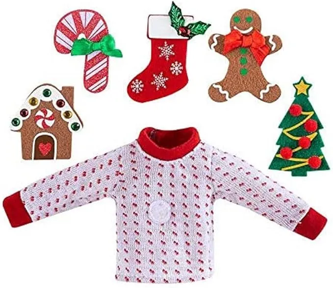 The Elf on the Shelf Sweater Switcheroo DIY Sweater Kit NEW in Dented Box