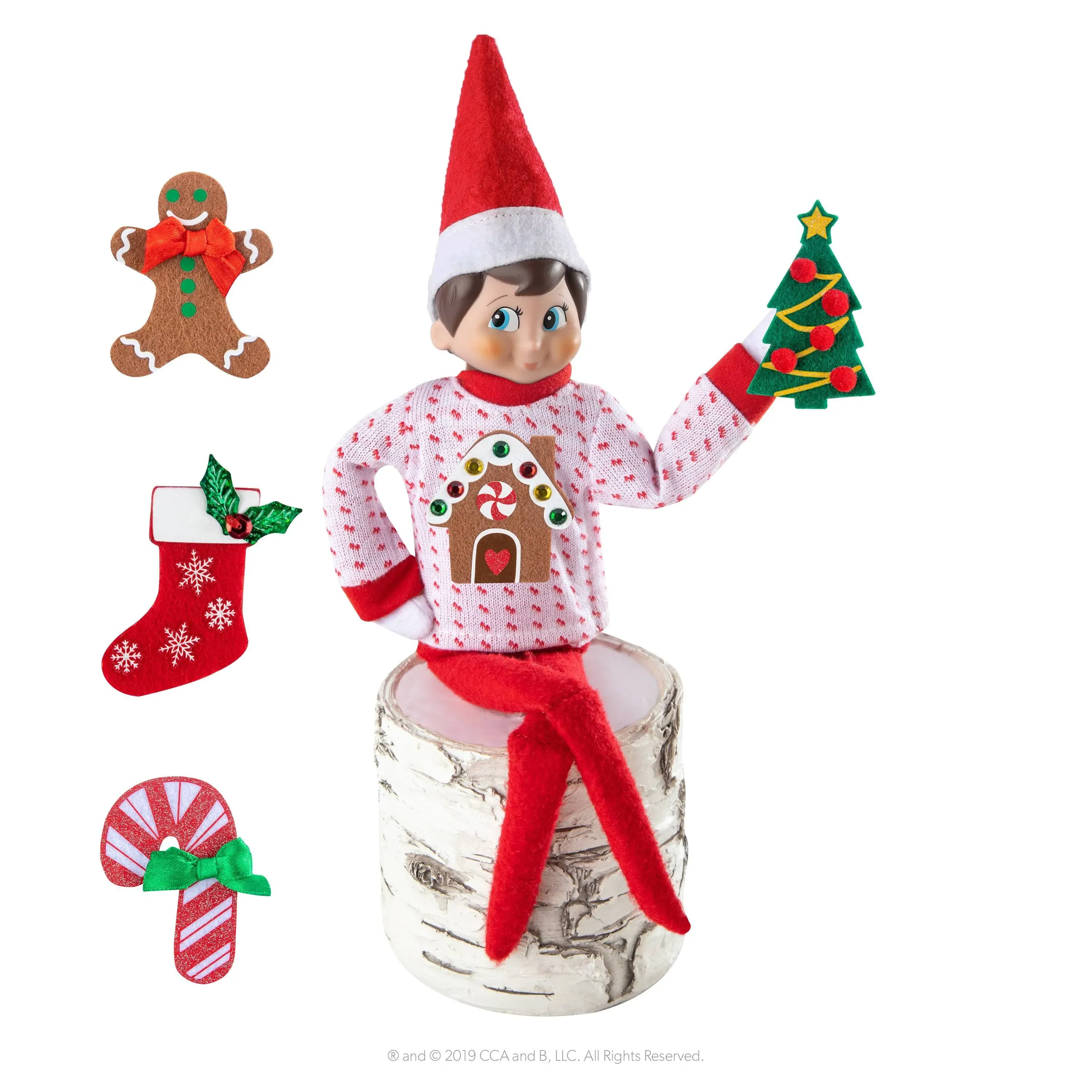 The Elf on the Shelf Sweater Switcheroo DIY Sweater Kit NEW in Dented Box