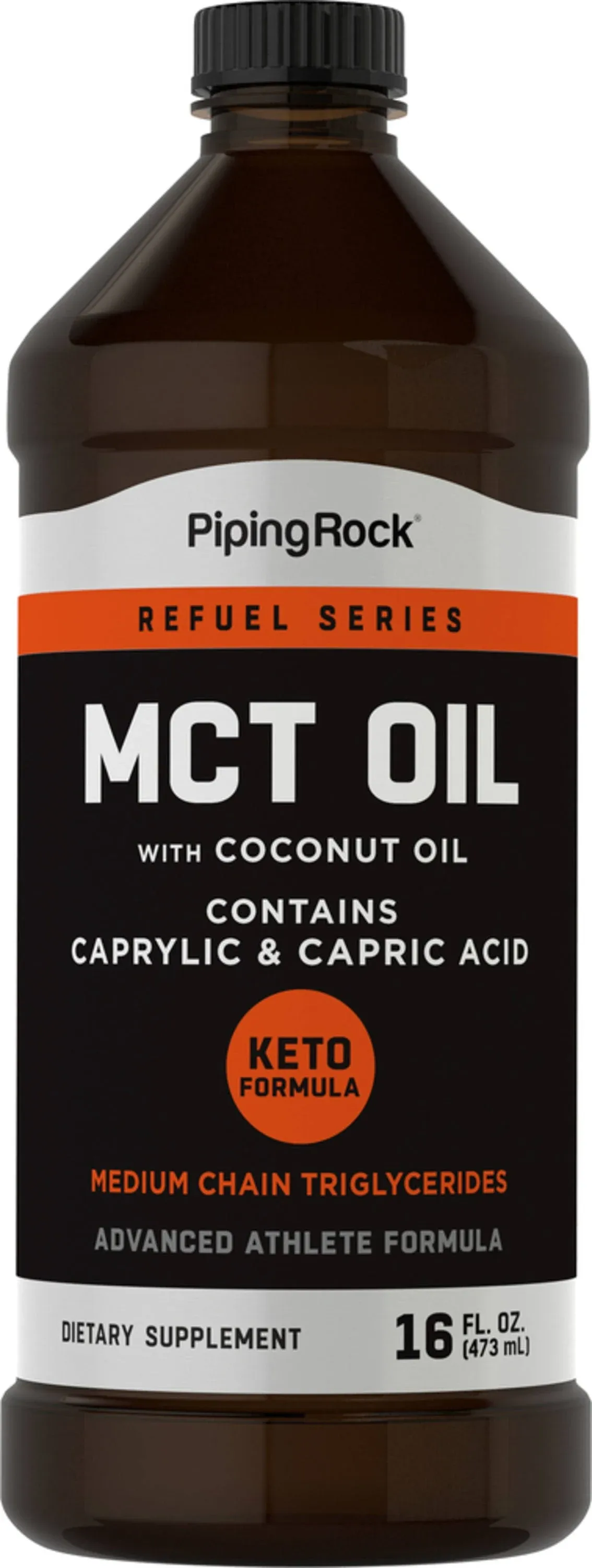 MCT Oil (Medium Chain Triglycerides) with Coconut Oil, 16 fl oz (473 mL) Bottle