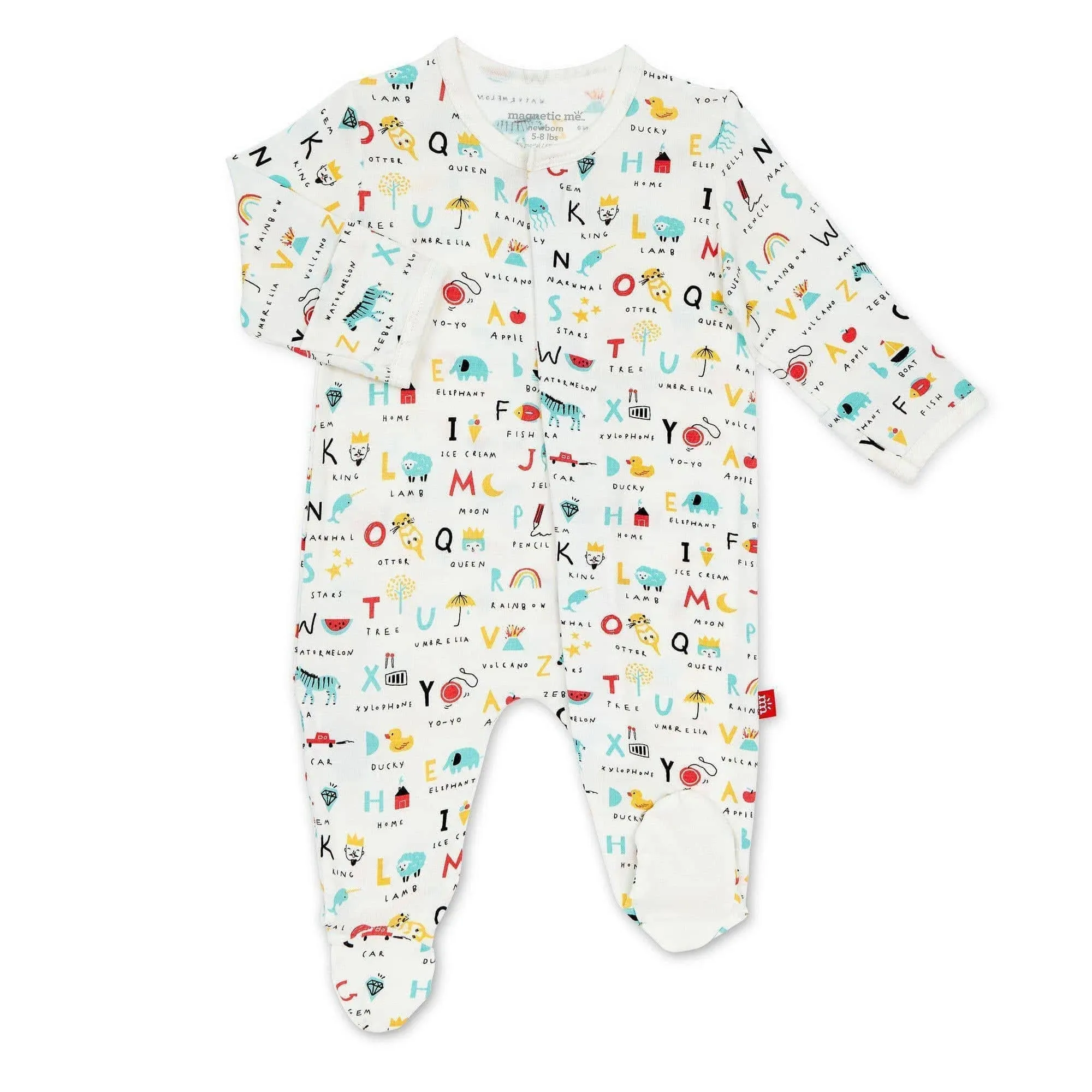 Magnetic Me ABC Love Modal Magnetic Coverall - 6-9M