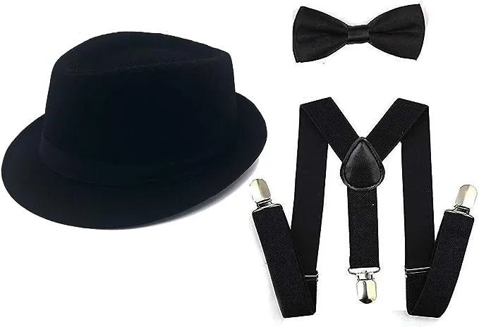 GCFIYPP Men's 1920s Fedora Gangster Hat