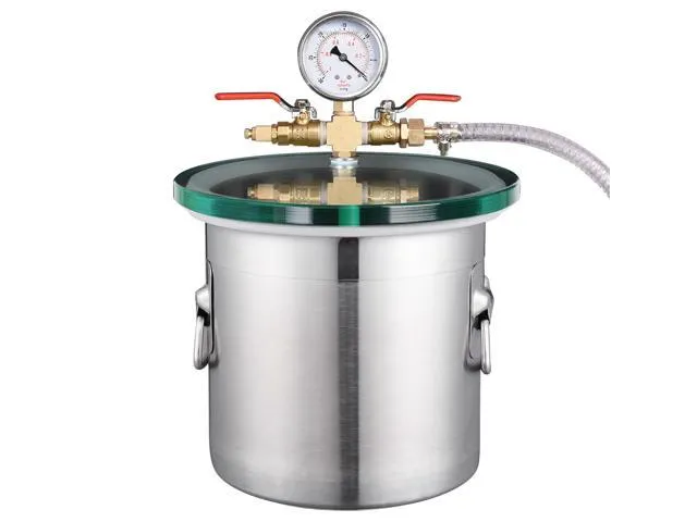 BACOENG 1.5 Gallon Vacuum Chamber, Stainless Steel Degassing Chamber Kit for Resin, Silicone and Epoxies