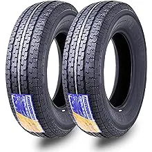 2 New Premium Trailer Tires ST 205/75R14 8PR Load Range D w/Scuff Guard