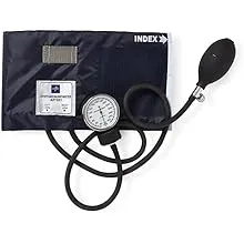 Sphygmomanometer, PVC, Adult, Handheld, Blue