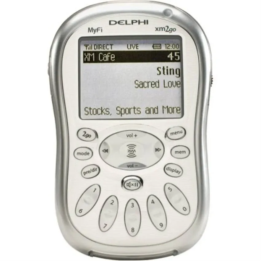 Delphi MyFi XM2GO Portable XM Satellite Radio Receiver with Home / Car Kits