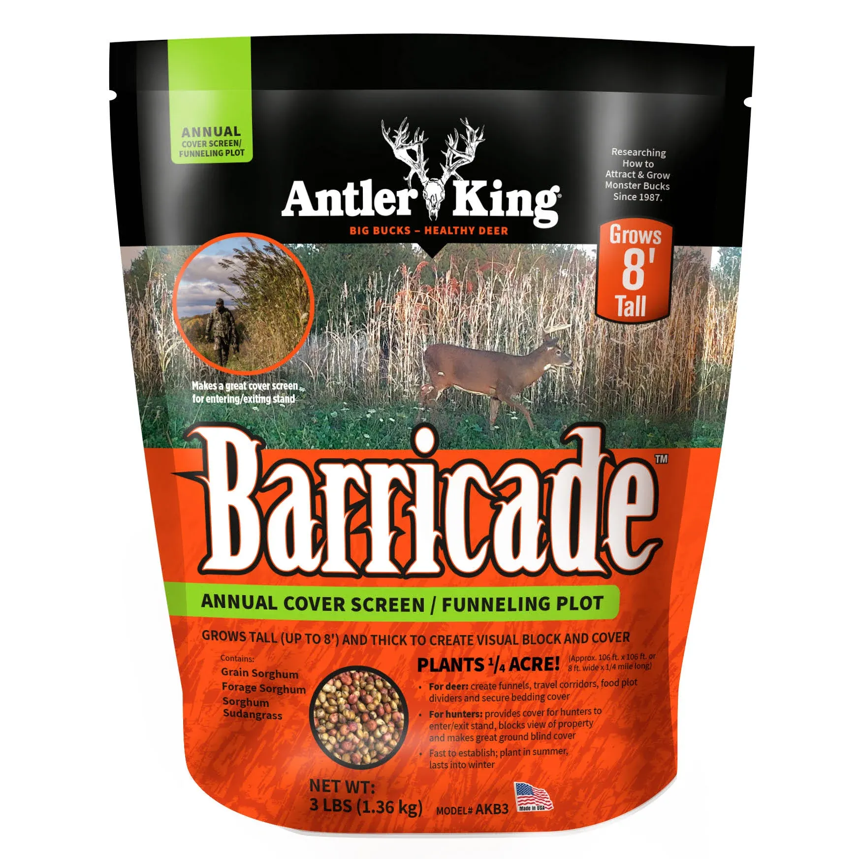 Antler King Barricade Annual Cover Screen 3-lb. Bag