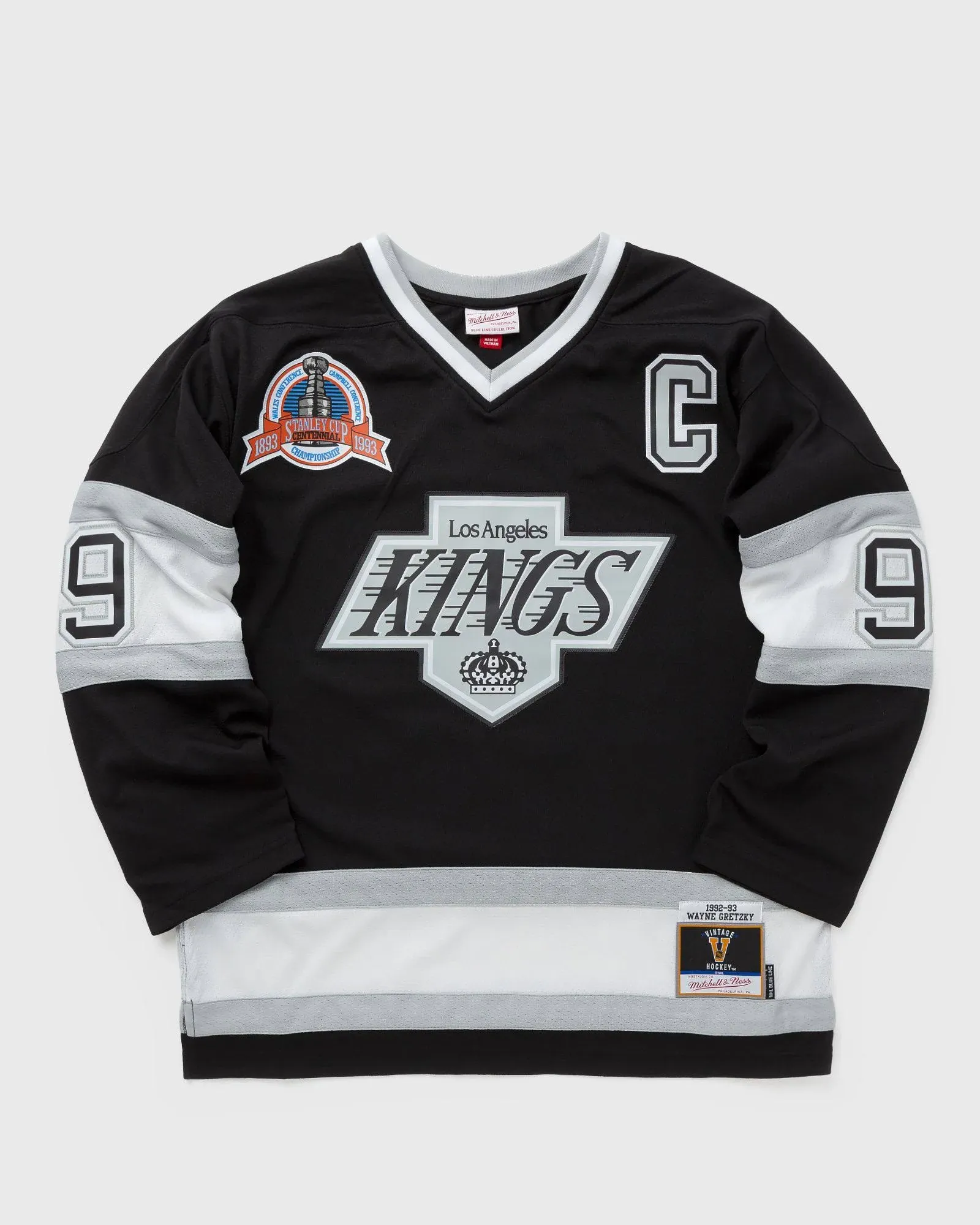 Mitchell & Ness Blue Line Wayne Gretzky Los Angeles Kings 1992 Jersey