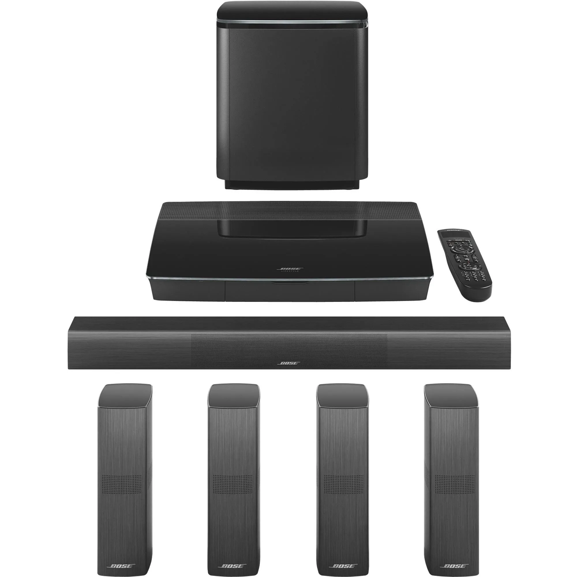 Bose Lifestyle 650 Home Entertainment System, Works with Alexa - Black