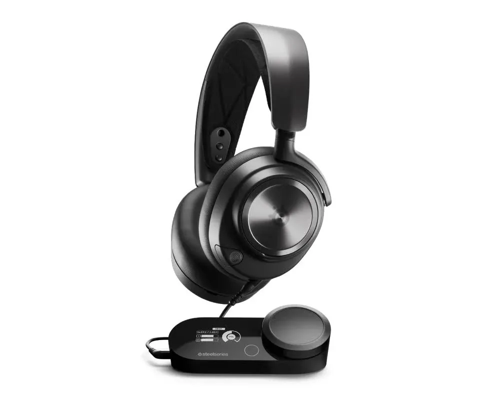 SteelSeries Arctis Nova Pro Wireless Multi-System Gaming Headset - Premium Hi-Fi Drivers - Active Noise Cancellation - Infinity Power - ClearCast Mic (Renewed)