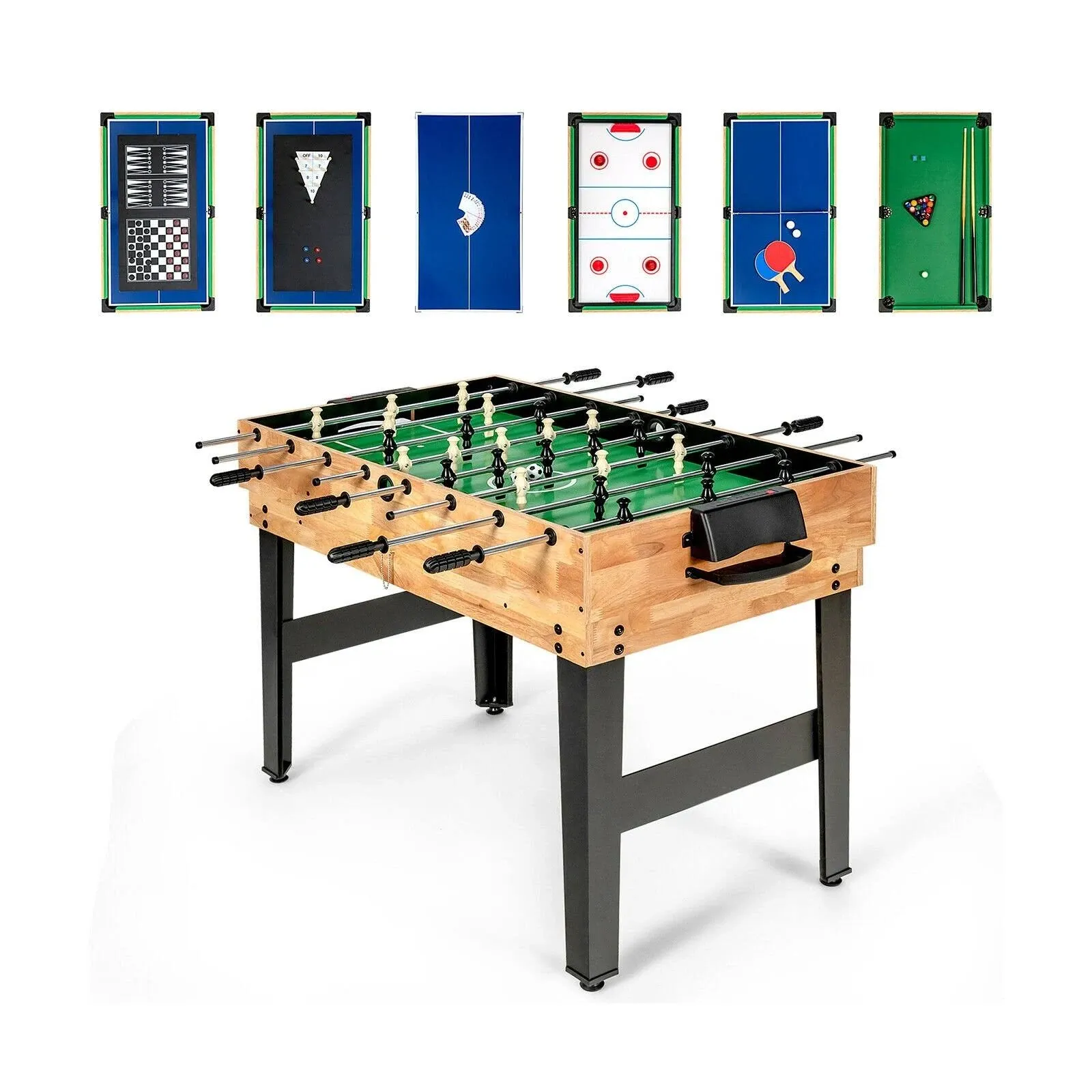 10-in-1 Combination Multi Game Table Set