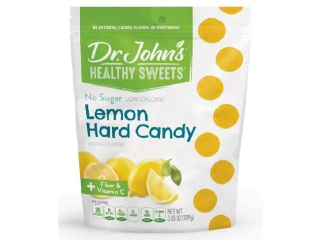 Dr. John's Healthy Sweets Sugar Free Lemon Hard Candies (24 count, 3.85 OZ)