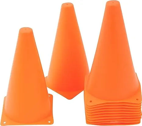 Trademark Innovations Plastic Cone Sports Training Gear, 9-Inch