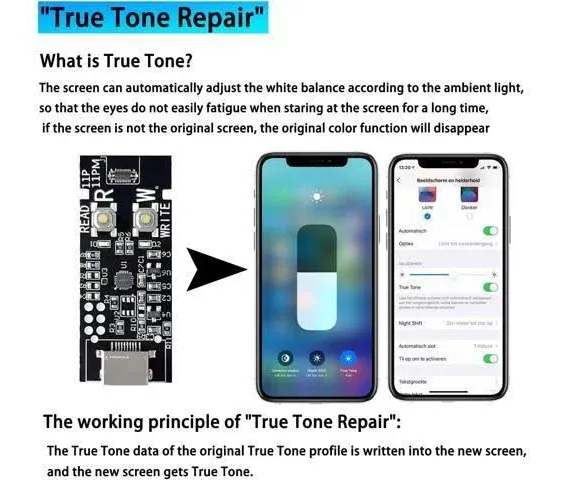 for iPhone 11 PRO OLED Screen Replacement 5.8“ (A2160, A2217, A2215),with True Tone Repair,face ID,3D Touch Screen Repair Kit with Repair Tools,Screen Protector,Instructionsfor iPhone 11 PRO OLED Screen Replacement 5.8“ (A…