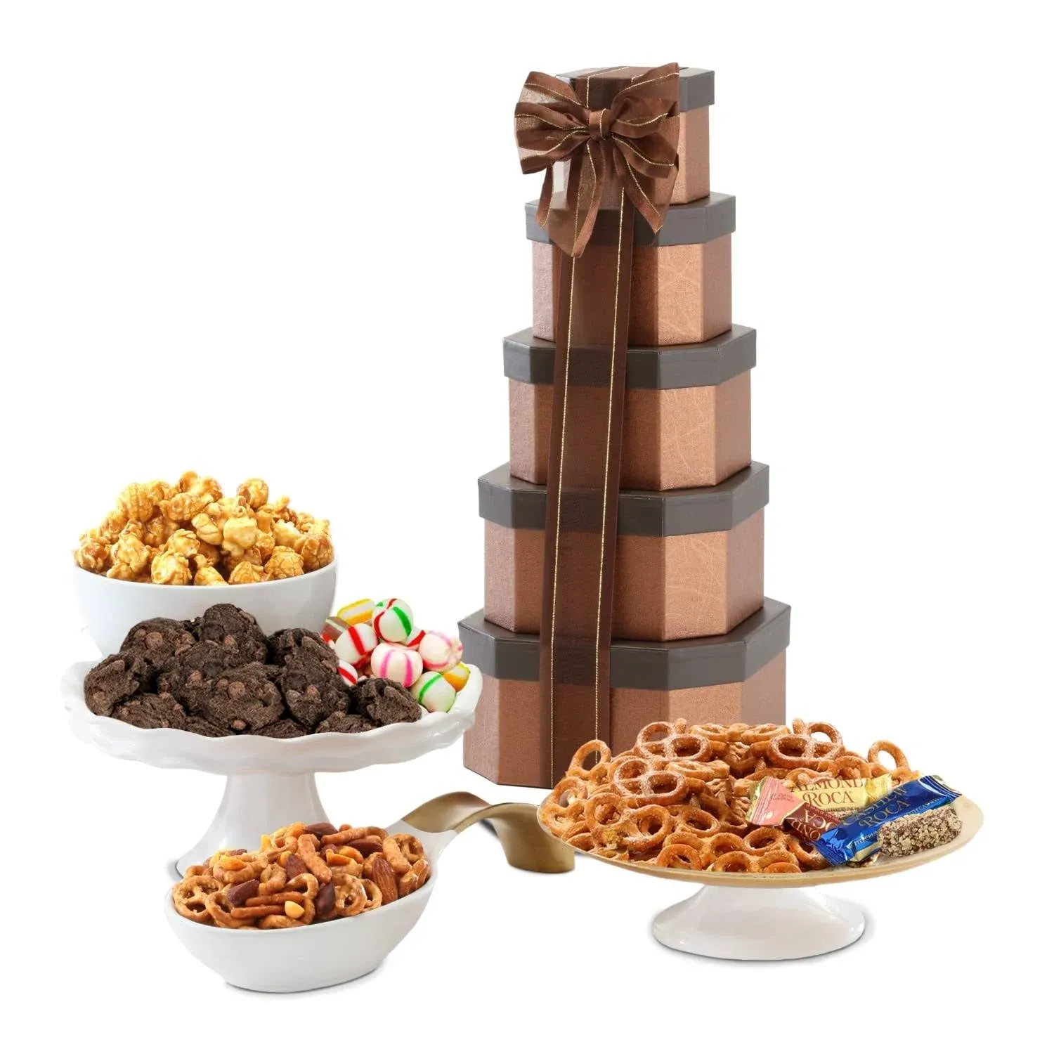 Gourmet Chocolate Food Gift Basket Snack Gifts For, Christmas, Families, College