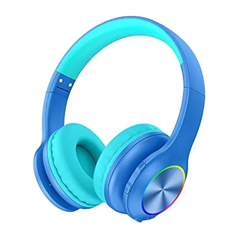 ??Candy Bila BH01 Kids Headphones Fit for Aged 3-21, Colorful LED Lights??