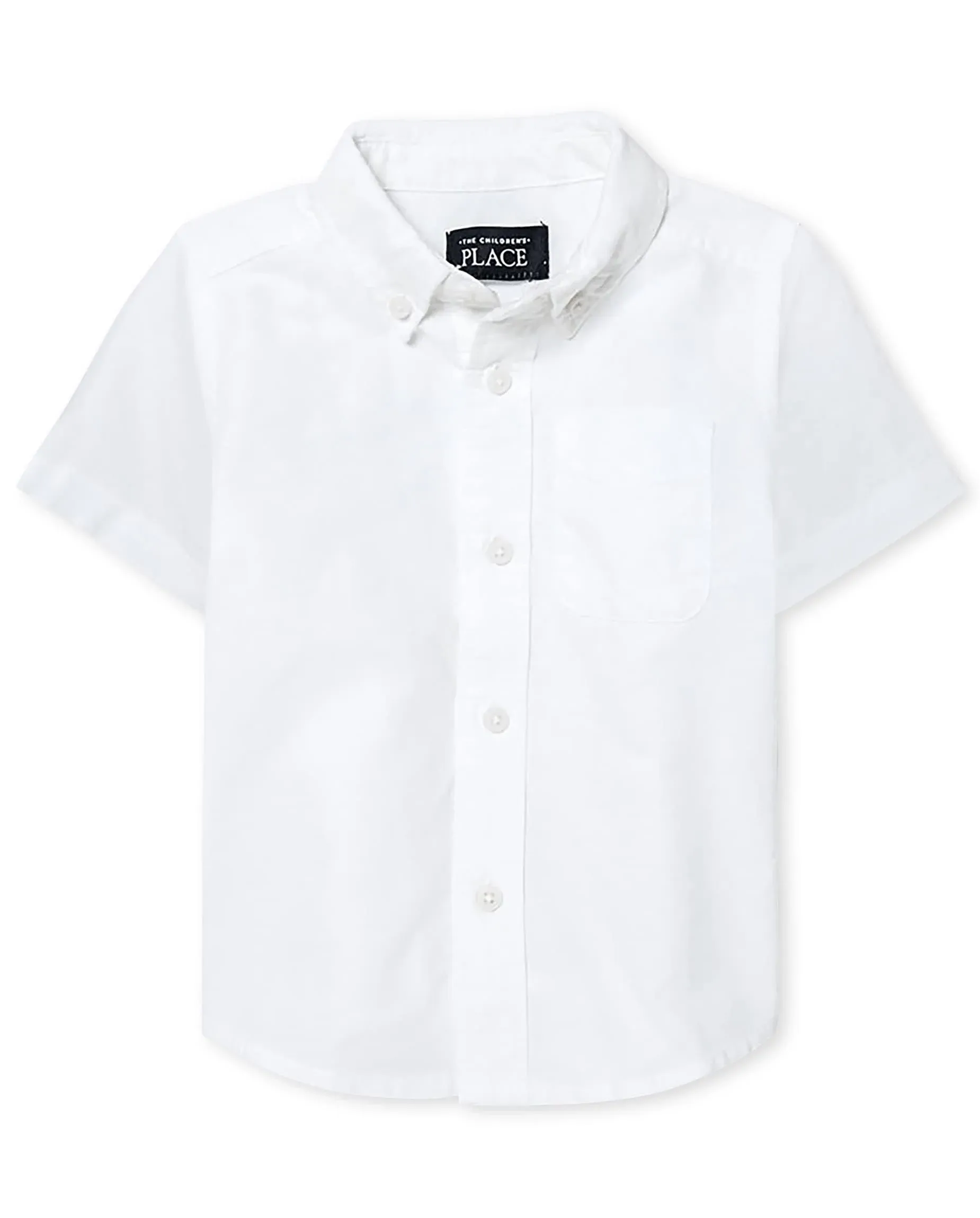 The Children&#x27;s Place Boys 2T Uniform Oxford Button Down Shirt - White