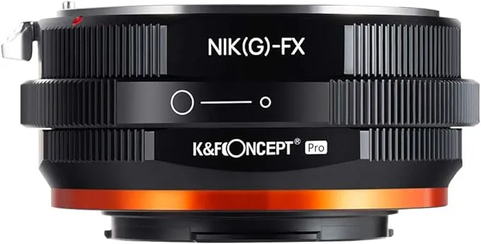 K&F Concept Lens Mount Adapter Compatible for Nikon G/F/AI/AIS/D/AF-S Mount Lens ...