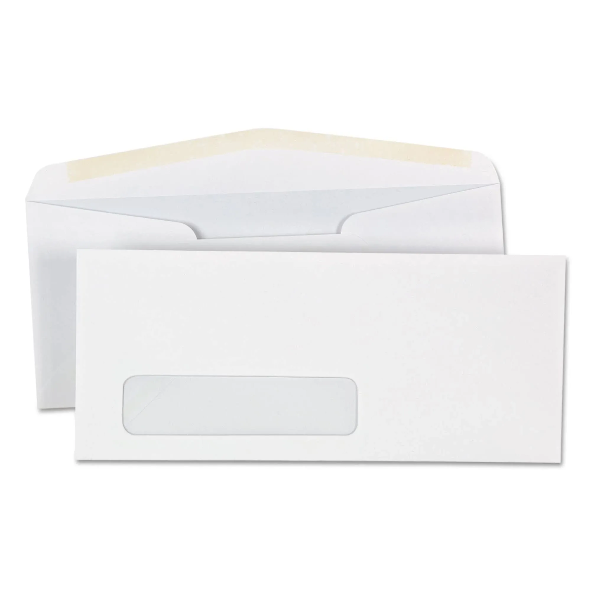 Universal Window Business Envelope V-Flap #10 White 500/Box