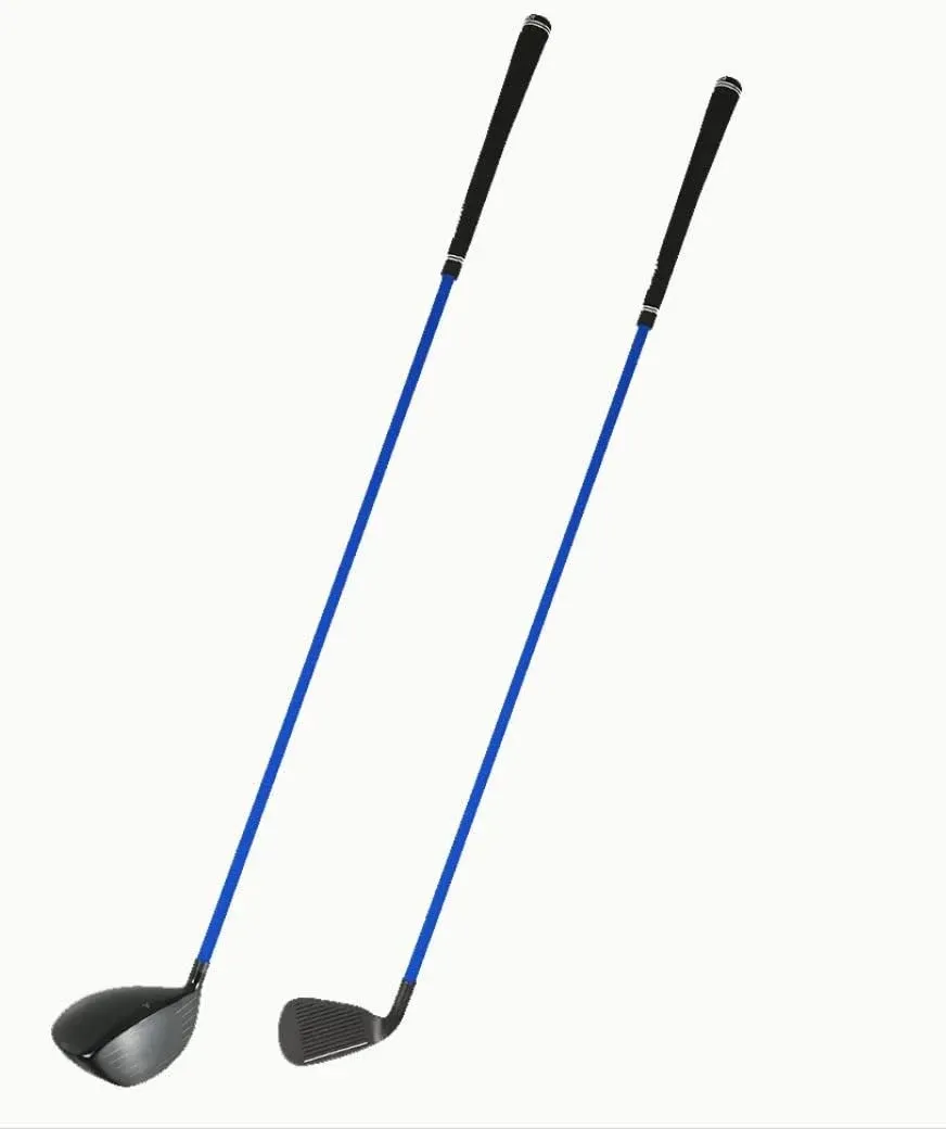 Lag Shot Driver + 7 Iron Combo Golf Swing Trainer Aid