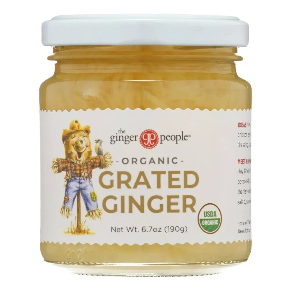 The Ginger People Organic Grated Ginger, 6.7000-ounces (Pack of 12)