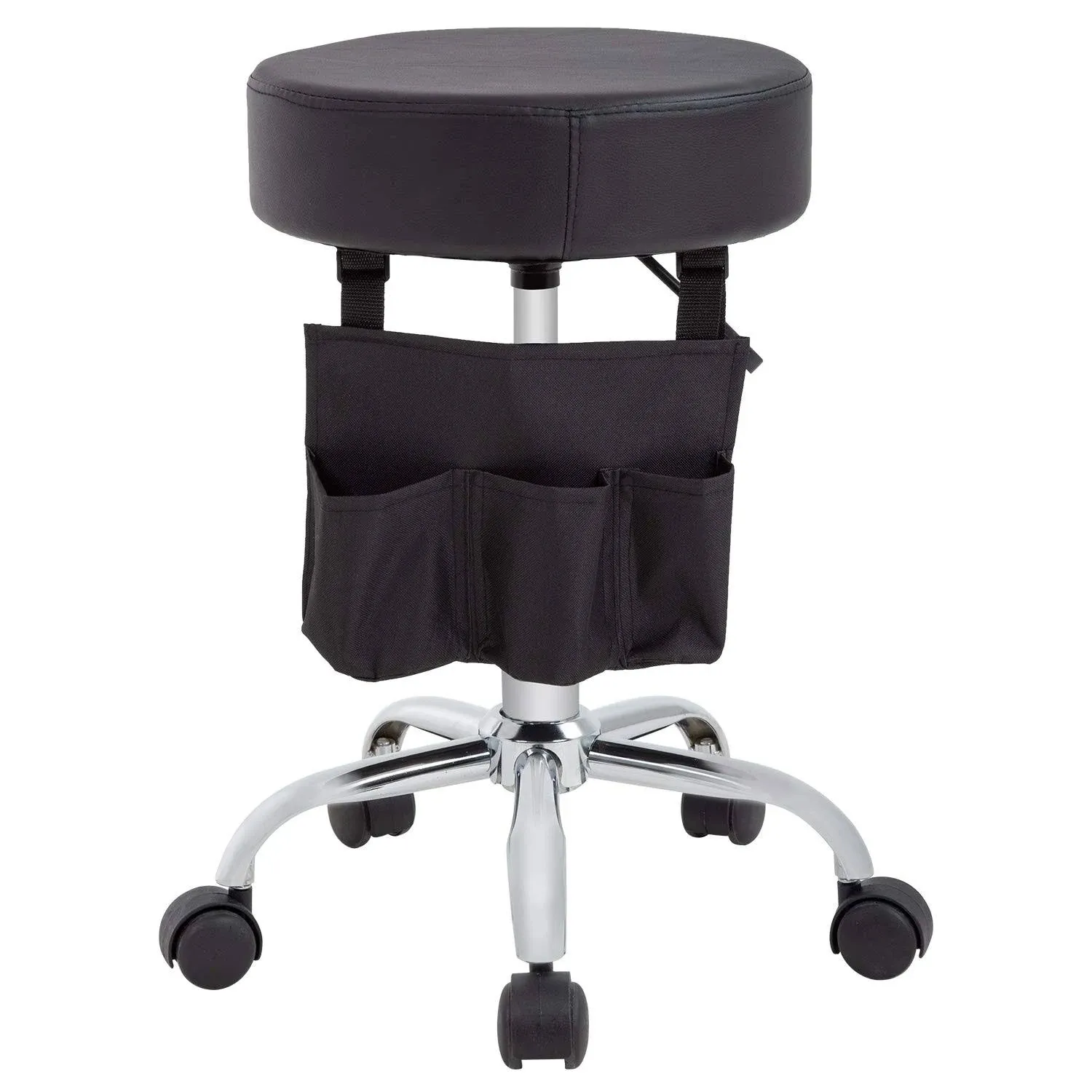 Rolling Stool with Wheels Stool Chair Swivel Stool Height Adjustable Office Stool Massage Stool Spa Chair Hydraulic Rolling Chair Medical Stool Seat PU Cushion for Salon Tattoo Shop Massage Office